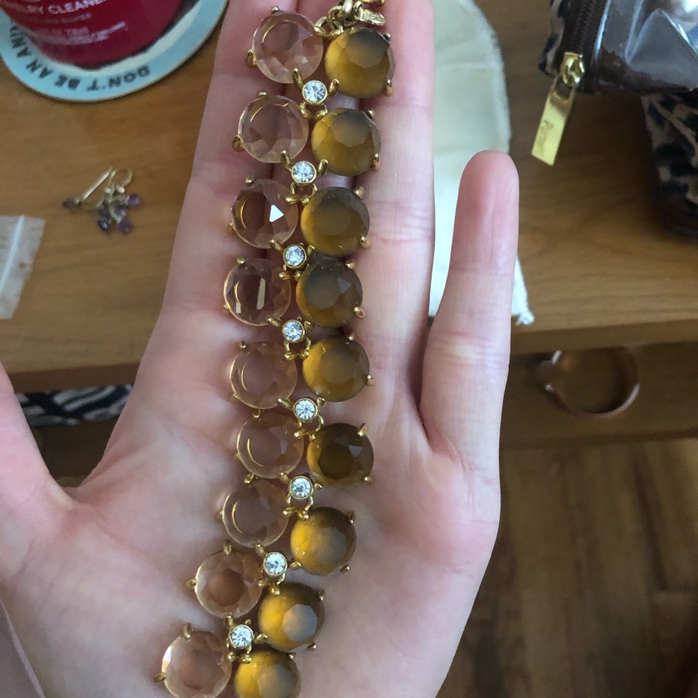 J Crew gemstone bracelet